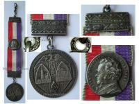 Austria Fob Schubert Medal of the 10th DSBF German Federal Singer Festival Vienna 1928 in Silver 800