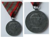 Austria Hungary WW1 Wound Medal Laeso Militi for 2 Wounds Signed by Placht