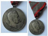 Austria Hungary WW1 Wound Medal Laeso Militi for Single Wound in Bronze Marked GW 18 Signed by Placht