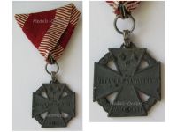 Austria Hungary WW1 Kaiser Karl's Cross of the Troops 1917 Maker W&A