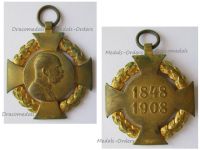 Austria Hungary Diamond Jubilee Cross for the 60th Anniversary Kaiser Franz Joseph's Reign 1848 1908
