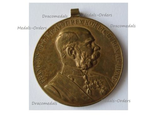 Austria Hungary Golden Jubilee Medal for the 50th Anniversary of Kaiser Franz Joseph's Reign 1848 1898 for State Employees
