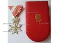 Austria Decoration of Honor for Services to the 2nd Austrian Republic Silver Badge (Cross 2nd Class) Boxed by Anton Reitterer