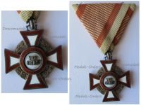 Austria Hungary WW1 Cross of Military Merit III Class Silver Hallmarked & Maker Marked