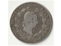 Austrian Empire Silver 20 Kreuzer Coin 1830 A – Franz I, Vienna Mint
