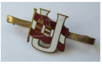 Austria Hungary WW1 Badge Submarine Badge Uboat Veteran League of the KuK Fleet Kaiser Karl 1916 1918 Horizontal Pin Back Type