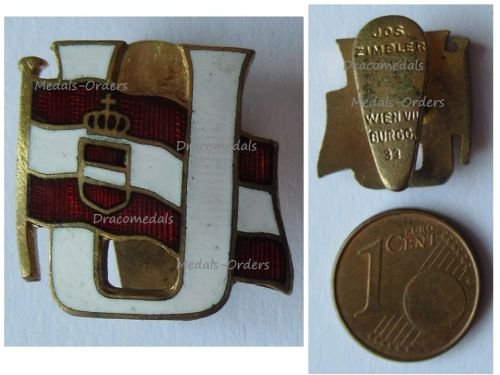 Austria Hungary WW1 Badge Submarine Badge Uboat Veteran League of the KuK Fleet Lapel Pin by Zimbler