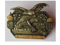 Austria Hungary WW1 Cap Badge KuKLFT Gut Land 1914-15, Eagle & Etrich Taube Aircraft of the Austro-Hungarian Imperial Royal Aviation Troops