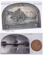 Austria Hungary WW1 Cap Badge Field Artillery Regiment N.13 Territorial Army by Planegger TB