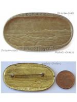 Austria Hungary WW1 Cap Badge Durrazo Durres 211st Brigade Dandar 1916 by Csillag