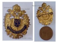 Austria Hungary WW1 Cap Badge Kriegspatenschaft 1915 with the Imperial Double Headed Eagle