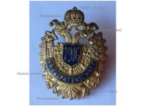 Austria Hungary WW1 Cap Badge Kriegspatenschaft 1916 with the Imperial Double Headed Eagle