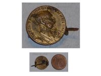 Austria Hungary WW1 Cap Badge Kaiser Franz Joseph Emperor of Austria, King of Bohemia & Hungary