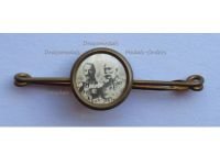 Austria Hungary WW1 Cap Badge Brooch Viribus Unitis 1914 United Kaisers Franz Joseph and Wilhelm II