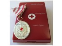 Austria Silver Red Cross Medal of Merit 1954 Boxed 2nd Austrian Republic