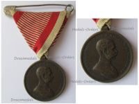 Austria Hungary WW1 Bronze Tapferkeit Bravery Medal 3rd Class Kaiser Franz Joseph 1914 1916 by Tautenheyn