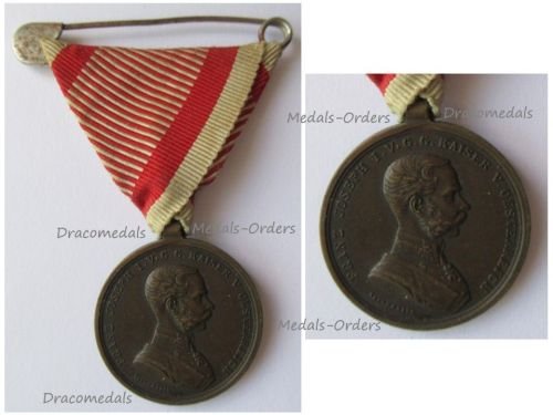 Austria Hungary WW1 Bronze Tapferkeit Bravery Medal 3rd Class Kaiser Franz Joseph 1914 1916 by Tautenheyn