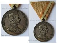 Austria Hungary WW1 Large Silver Tapferkeit Bravery Medal 1st Class Kaiser Franz Joseph 1914 1916 by Leisek Marked by the Vienna Mint