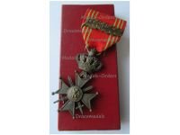 Belgium WW2 War Cross 1940 1945 with Palm L King Leopold III Boxed