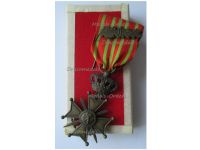 Belgium WW1 War Cross with Palms of King Albert Boxed