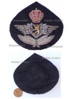Belgium RBAF Belgian Royal Air Force Cap Badge for NCO 1950s