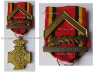 Belgium Korean War Military Decoration for Acts of Bravery and Distinguished Service 1st Class with Chevron, Gold Palm & Clasp Korea-Coree