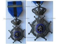 Belgium WW1 Order of Leopold II Knight's Cross with 2 Silver Bars for Pilots 