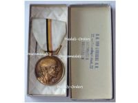 Belgium WW2 Medal of the National Belgian Movement Resistance Group Boxed by Van Larebeke