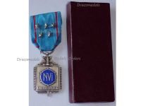 Belgium WW2 Medal of the Belgian National Federation of the Mutilated Military & War Wounded Veterans 2nd Class with 5 Silver Stars Boxed by Galere