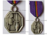 Belgium WW2 Country's Gratitude Silver Medal 1940 1945 for War Time Bravery in the Humanitarian Field by Demanet