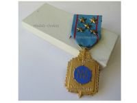 Belgium WW2 Medal of the Belgian National Federation of the Mutilated Military & War Wounded Veterans 1st Class w/ 5 Gold Stars Boxed by Van Larebeke