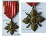 Belgium WW2 Recognition Cross of the Royal Federation of King Albert's Veterans 1909 1934
