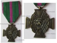 Belgium WW2 Recognition Cross of the Fraternal Unions of the Secret Army Bronze Class