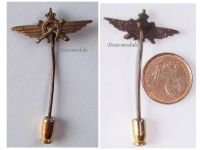 Belgium WW2 Military Aviation Wings Stickpin for Artillery Observer 1940 1945 MINI
