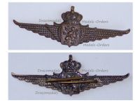 Belgium WW2 Belgian Air Force Wings Cap Badge for NCOs 1945
