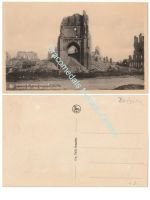 Belgium WW1 Postcard Ypres, Ruins of St Martin Church 1914 1918