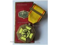 Belgium WW1 Flemish Cross of the Three Cities with Ieper (Ypres) Clasp Boxed by Piret