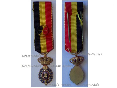 Belgium WW1 Labor Merit Medal 1st Class Monolingual MINI