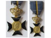Belgium Military Cross of the Veterans of  King Leopold II 1865 1909 by Dubois