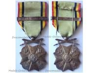 Belgium WW1 Civic Medal for War Merit 2nd Class with Clasp 1914 1918