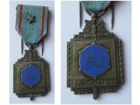 Belgium WW1 Recognition Medal of the Belgian National Federation of Mutilated Military & War Wounded Veterans Silver 2nd Class with Silver Star