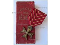 Belgium WW1 Cross of the Deportees 1914 1918 Boxed by Fonson