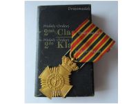 Belgium WW1 Military Decoration for Loyal Service 2nd Class (10 Years) for NCOs King Albert 1909 1934 Boxed