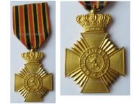 Belgium WW1 Military Decoration for Loyal Service 2nd Class (10 Years) for NCOs King Albert 1909 1934