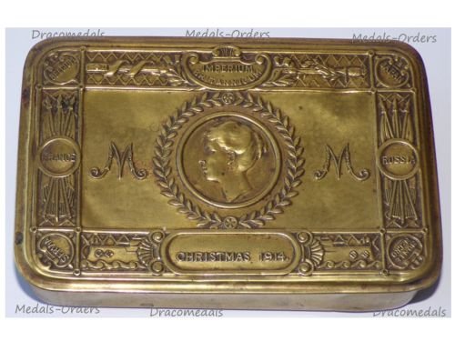 Britain WW1 Princess Mary's Christmas Gift Tin 1914