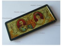 Britain King George V & Queen Mary Coronation 1911 Commemorative Chocolate Tin by Rowntree