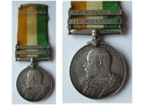 Britain King's South Africa Medal KSM with 2 Clasps ( South Africa 1901, South Africa 1902) to NCO Sergeant of the Grenadier Guards