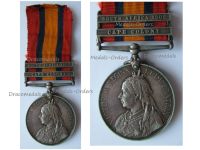 Britain Queen's South Africa Medal QSM with 2 Clasps (South Africa 1902 & Cape Colony) to the 27th Battalion Imperial Yeomanry
