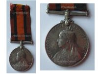 Britain Queen's South Africa Medal QSM to NCO Sergeant of the Manchester Regiment