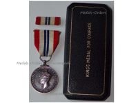 Britain WW2 King's Medal for Courage in the Cause of Freedom 1939 1945 Boxed by the Royal Mint